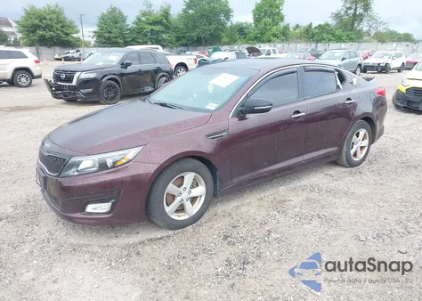 2014 Kia Optima Lx из США, поврежденный, VIN 5XXGM4A74EG296748